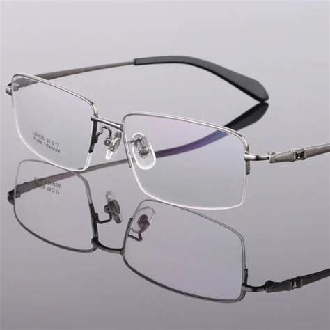 semi rimless glasses for men.